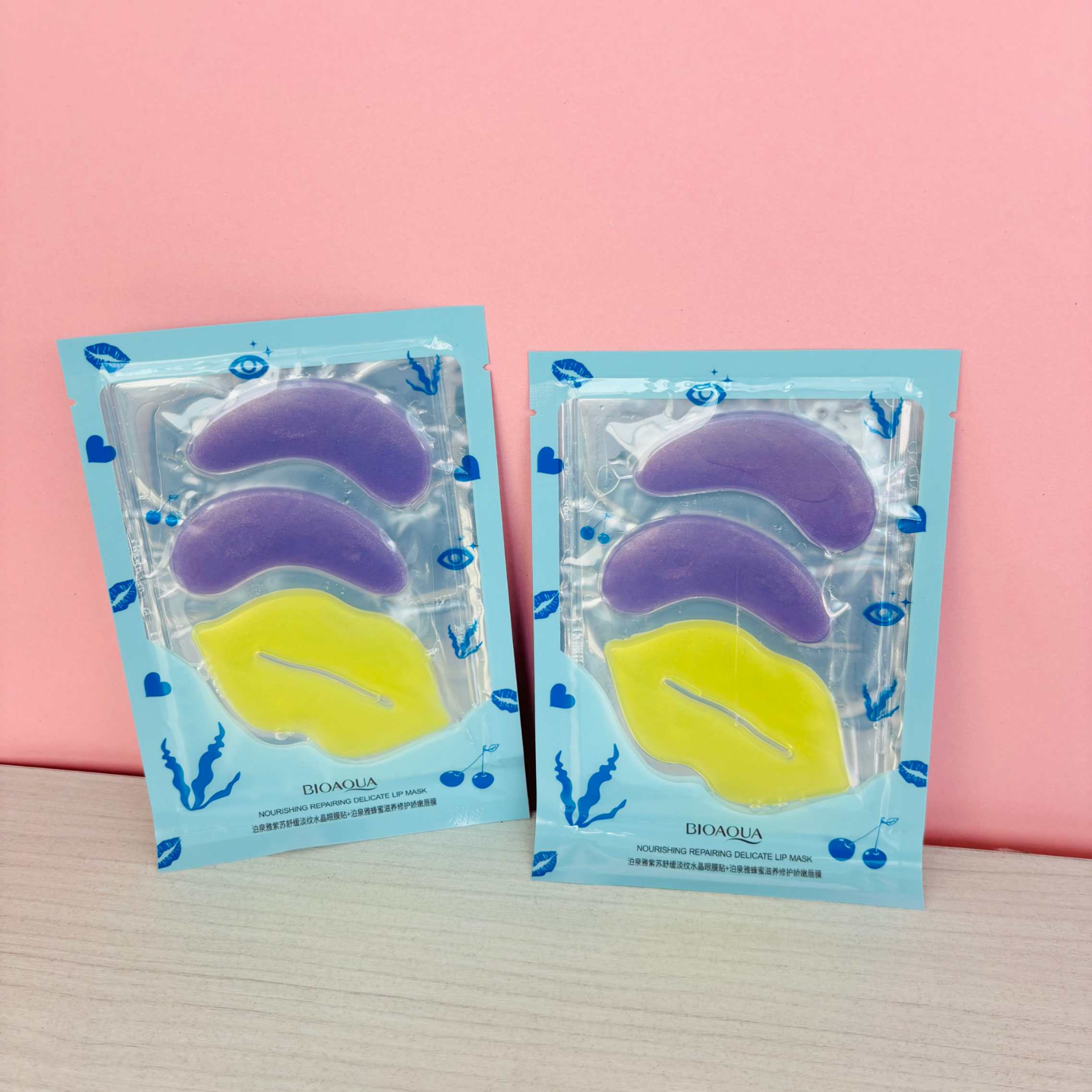 SET PARCHE DE OJOS Y LABIOS